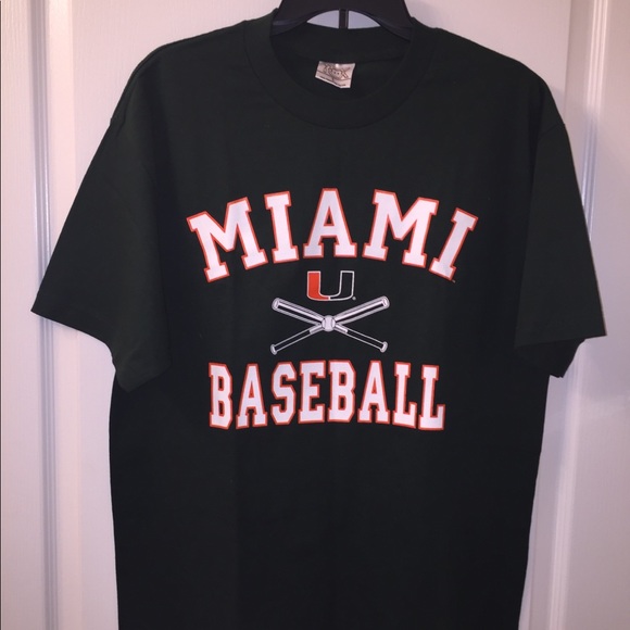 miami hurricanes baseball shirt